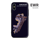 Newark Airport Diagram Phone Case